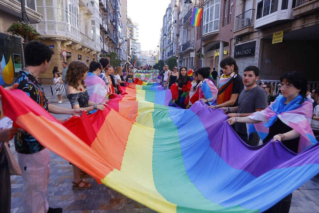 Todas las imágenes de la manifestación EnorgulleCT 2024 en Cartagena