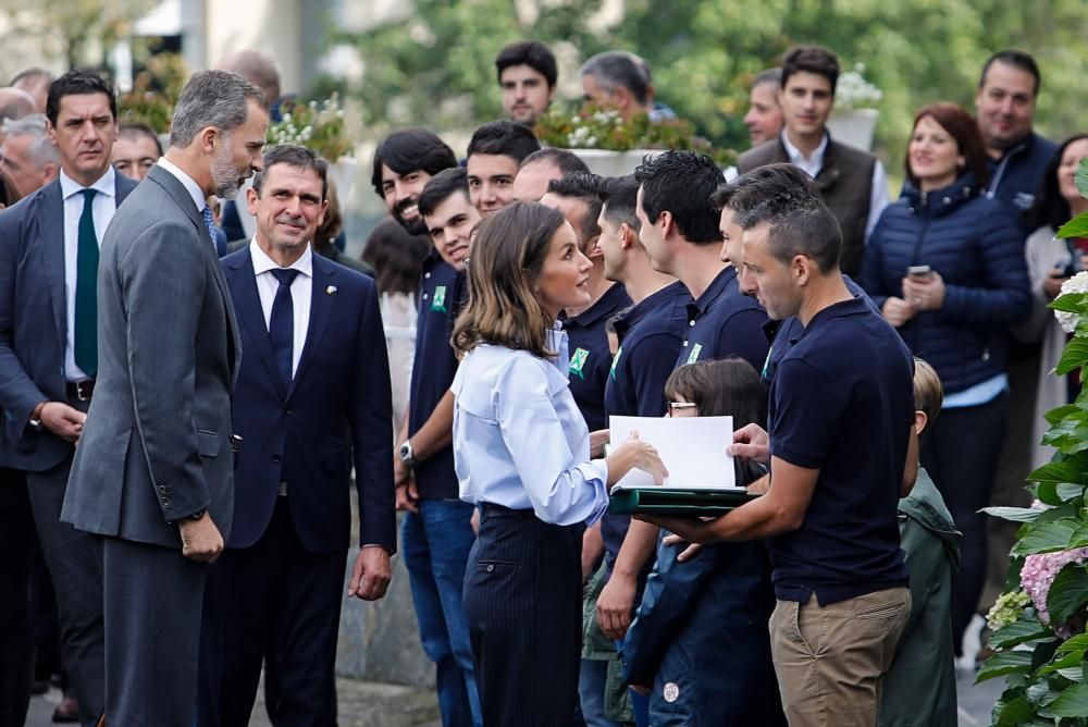 Premios Princesa de Asturias 2018: Los Reyes visitan Moal, "Pueblo Ejemplar" 2018