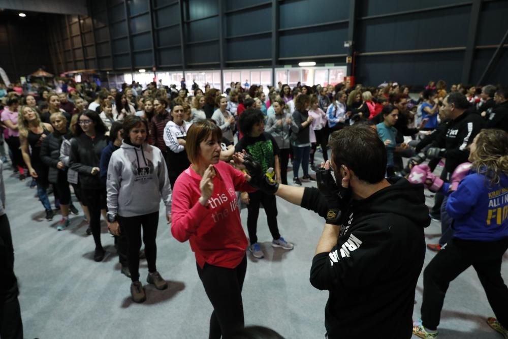 Exhibición en Gijón de krav maga