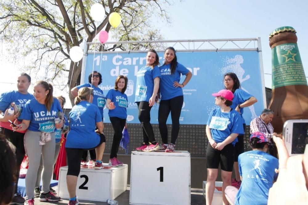 Carrera de la Mujer: Podios, trofeos y ambiente