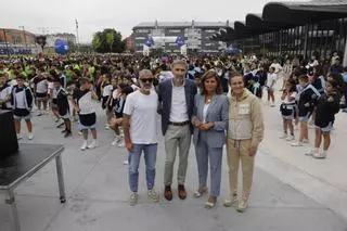 Body combat, coreografías, visitas de deportistas: así se mueven en Oviedo por los hábitos saludables más de 1.500 niños y niñas, en imágenes