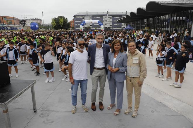 Body combat, coreografías, visitas de deportistas: así se mueven en Oviedo por los hábitos saludables más de 1.500 niños y niñas, en imágenes