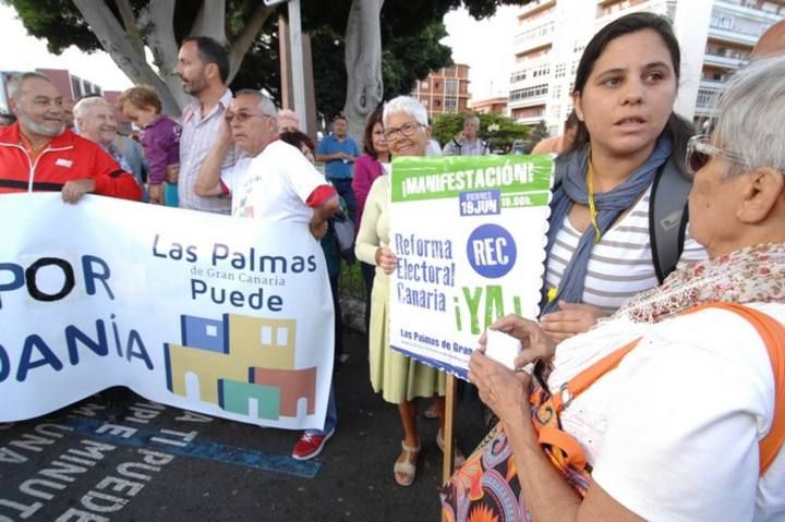 MANIFESTACION REFORMA ELECTORAL CANARIA