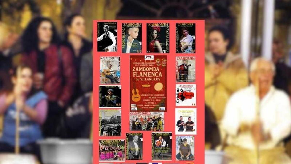 La Zambomba Flamenca de Villancicos de Cerro de Reyes se celebra este sábado día 29 de noviembre.
