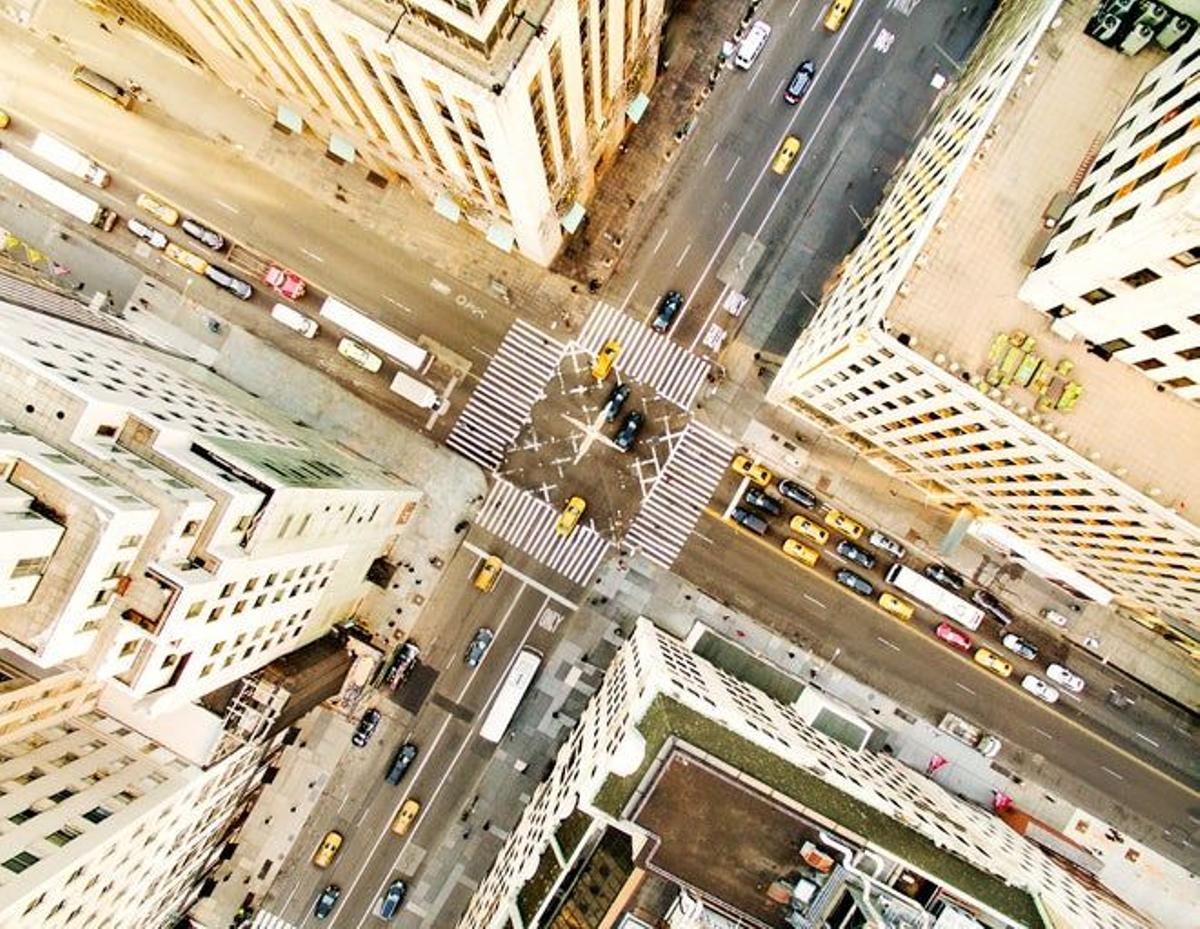 Manhattan desde el cielo.