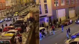 Pelea en el Carnaval de Las Palmas de Gran Canaria