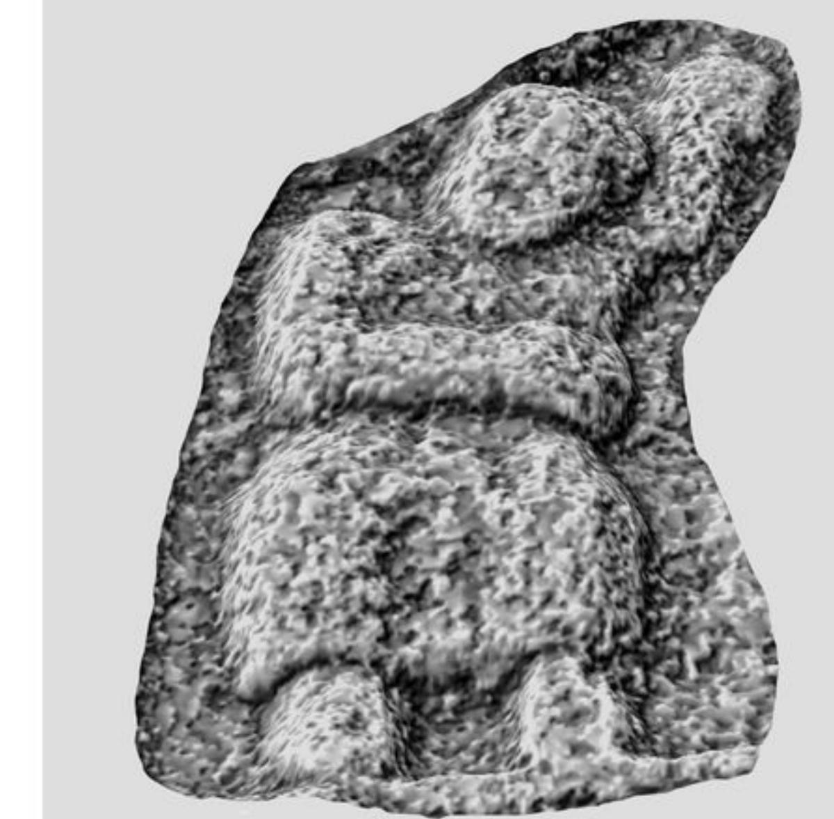 Anverso do tímpano coas figuras de San Martiño, parella de anxos, Fernando Arias e Fernando II. | // FDV
