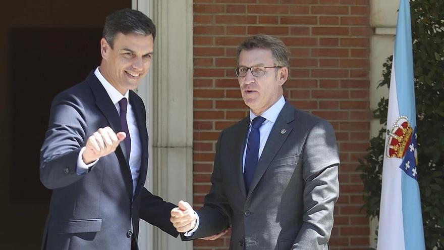 Primer cara a cara entre Pedro Sánchez y Alberto Núñez Feijóo en el Senado