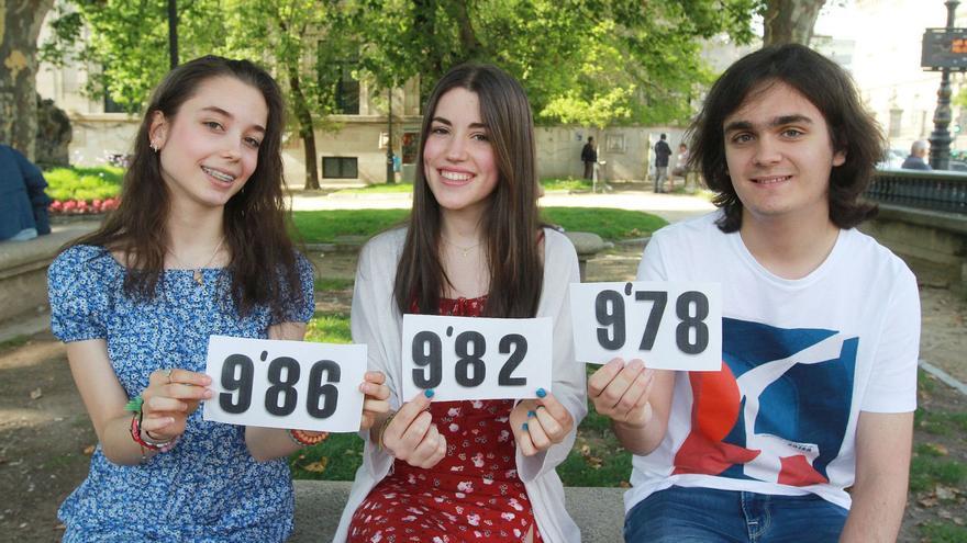 Los mejores alumnos de Ourense en la ABAU estudiarán Derecho, Medicina y Matemáticas