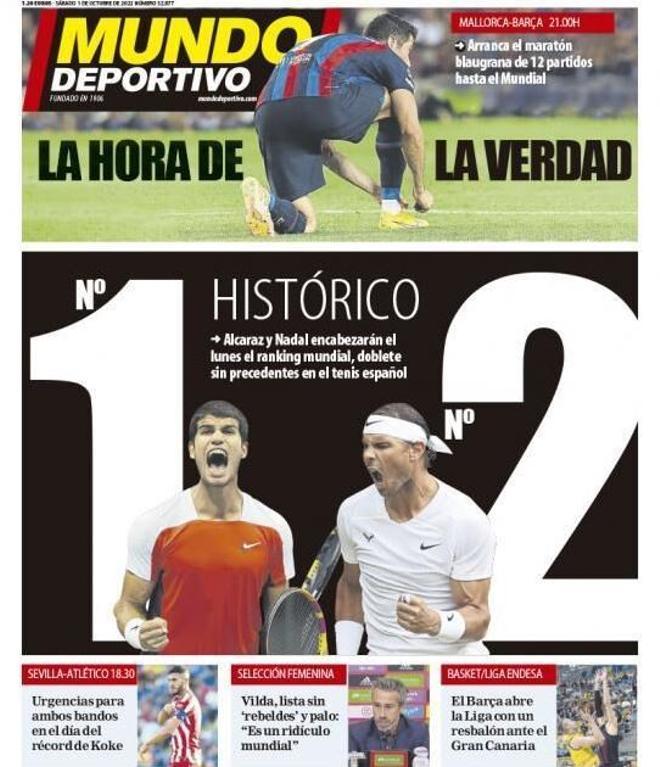 Las portadas de la prensa deportiva de hoy