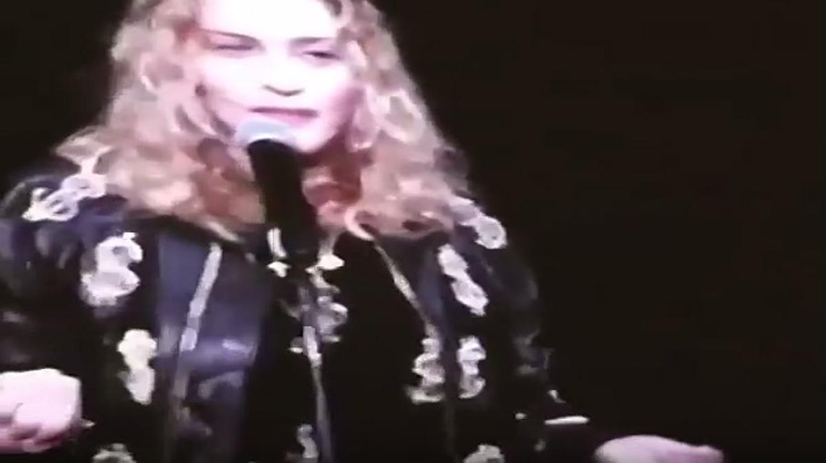 Els assistents al concert de Madonna al Madison Square Garden van riure la proposta electoral de la reina del pop.
