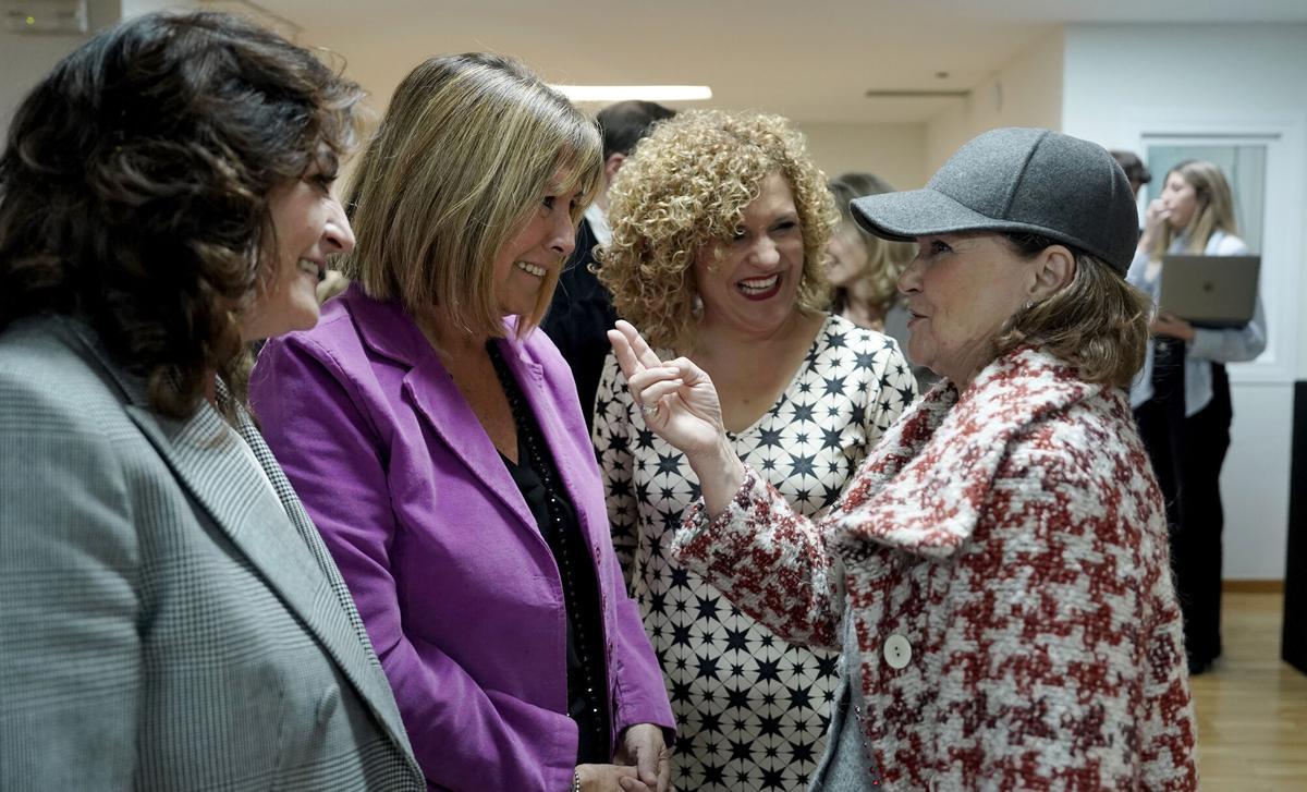 Madrid. 06.11. Evento Diálogos (im)posibles en el que han participado María Márquez, portavoz del PSOE en el Parlamento de Andalucía, Juan Carlos Caballero, portavoz del PP en el Ayuntamiento de Valencia, Albert Sáez, director de El Periódico, y Nacho Corredor, socio y vicepresidente de beBartlet.