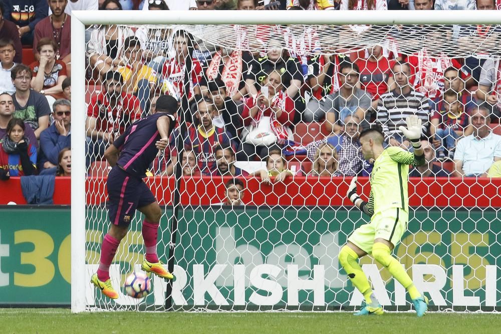 Partido Sporting de Gijón - F. C. Barcelona