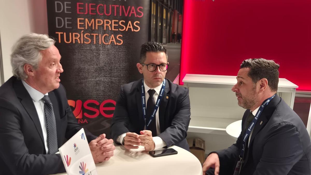 Triguero en la reunión mantenida este miércoles en Fitur.