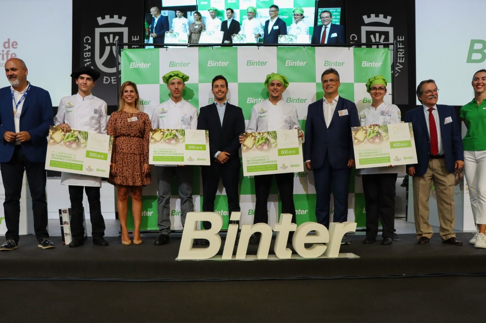 Los ganadores del 7º Campeonato de Jóvenes Cocineros de Canarias 2022