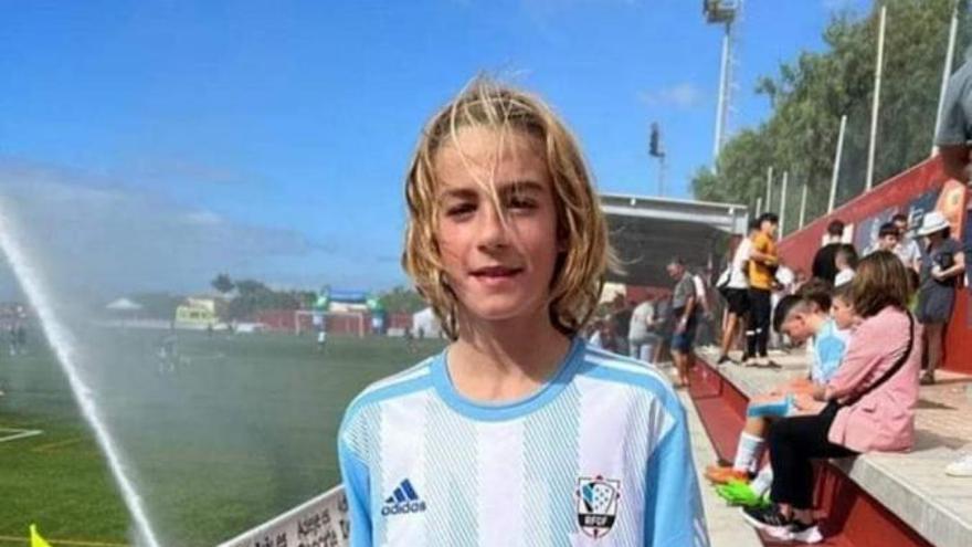 David Sueiro juega un torneo internacional con el Celta