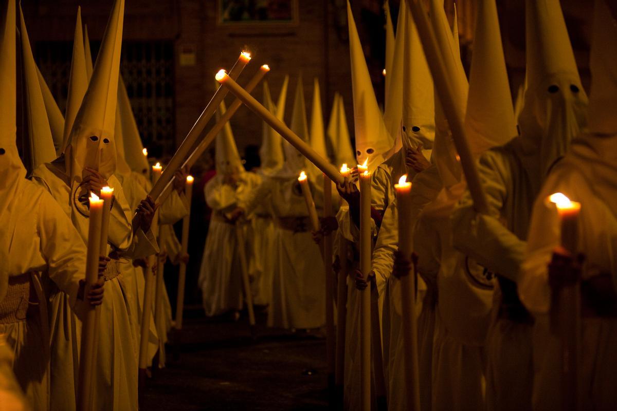 La procesión de la Madrugá en Sevilla