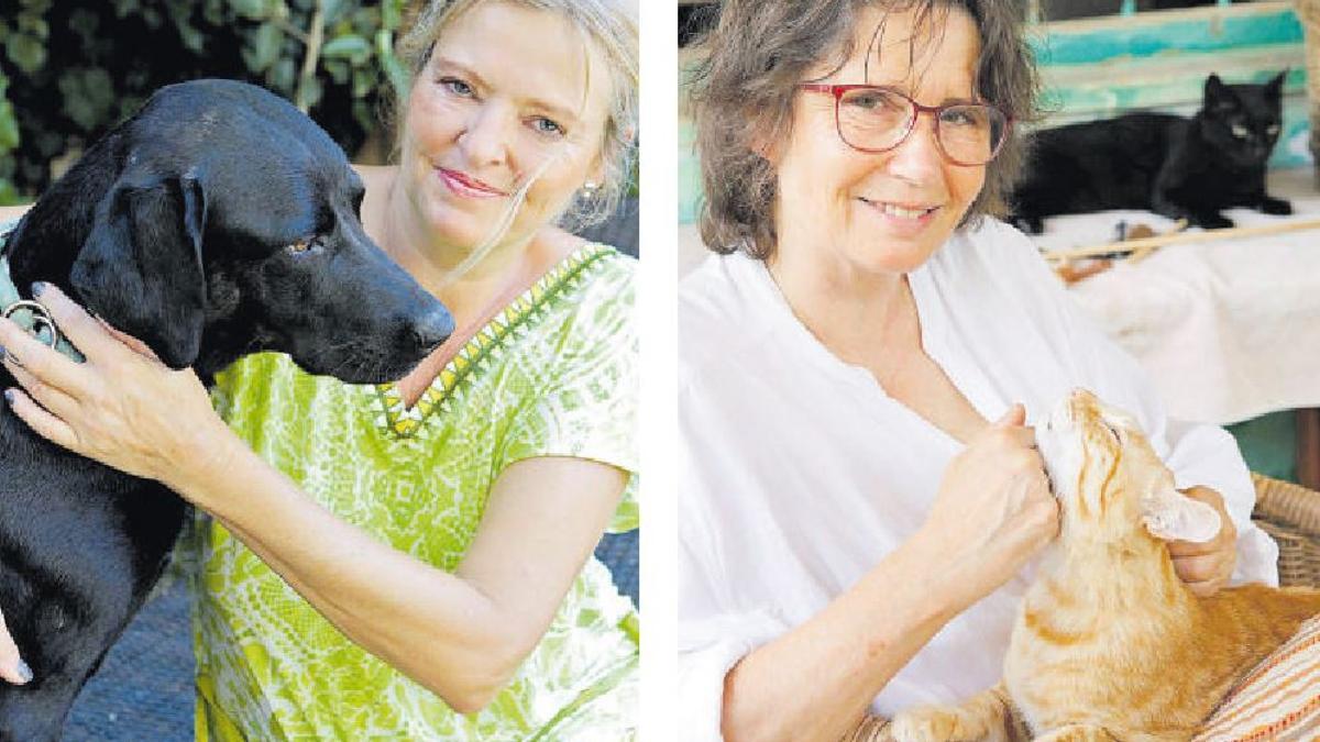 Maxi Lange ist Koordinatorin der balearischen Tierschutzdachorganisation Baldea (re.), Petra Steiner seit Jahren Schatzmeisterin.  | FOTOS: NELE BENDGENS