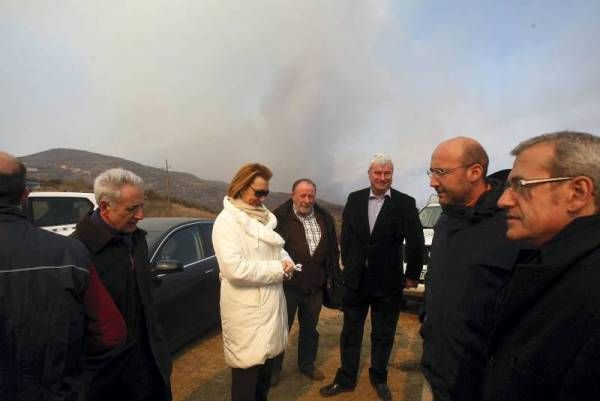 Imágenes del incendio en la Ribagorza