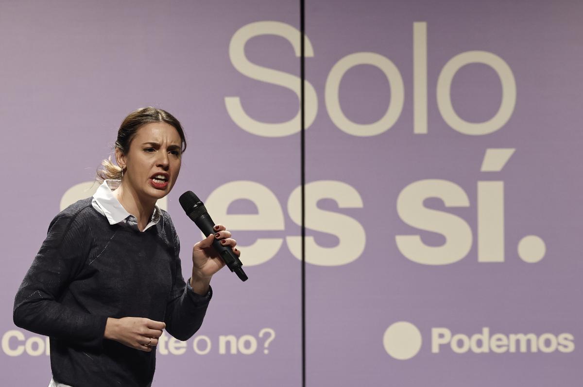 Irene Montero repite que está dispuesta a rectificar, pero sin tocar el consentimiento