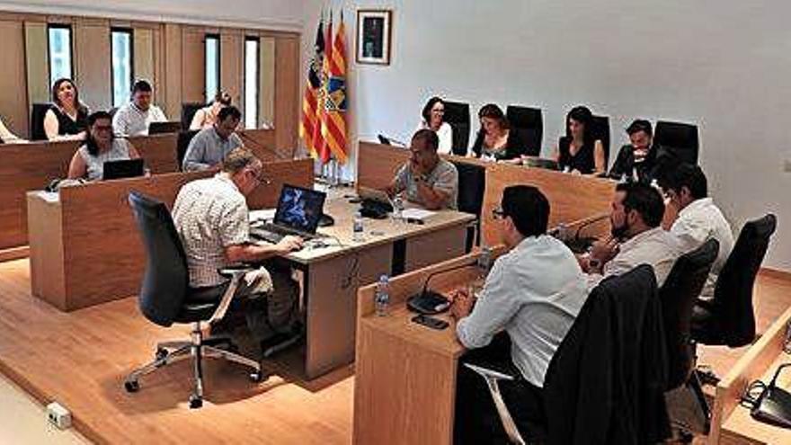 Un momento del primer pleno de la actual legislatura del Consell Insular de Formentera.