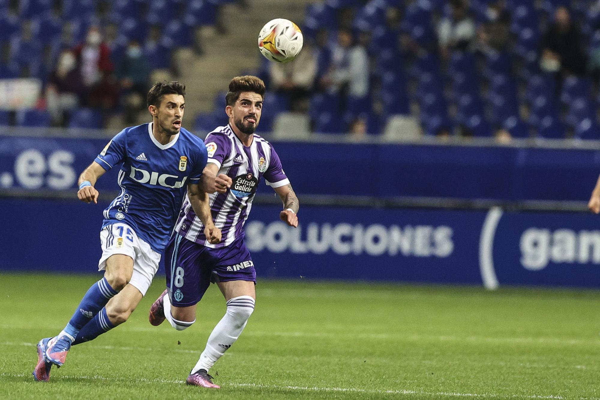 Las mejores imágenes de la victoria del Real Oviedo ante el Valladolid