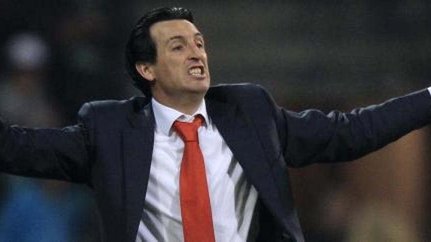 Emery, muy efusivo en los últimos partidos.