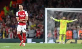 Mikel Merino hizo lo suyo para empatar... Pero el fuera de juego lo delat