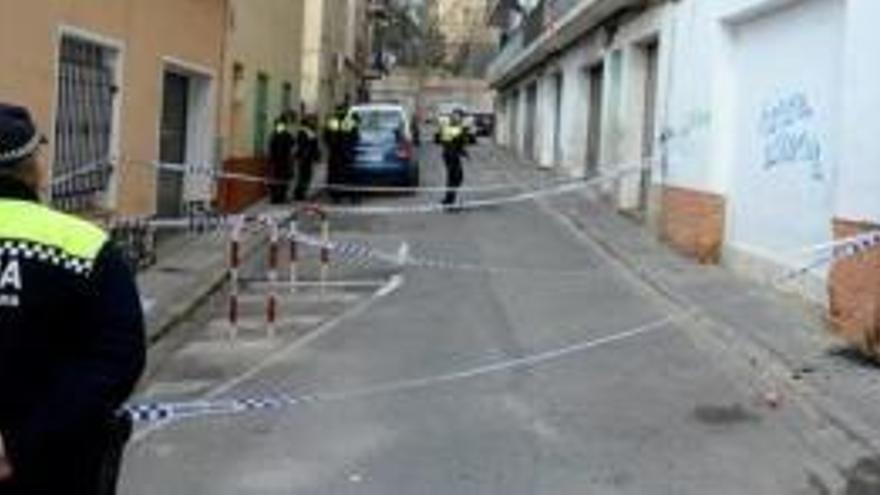 Un dels operatius policials al sector oest.