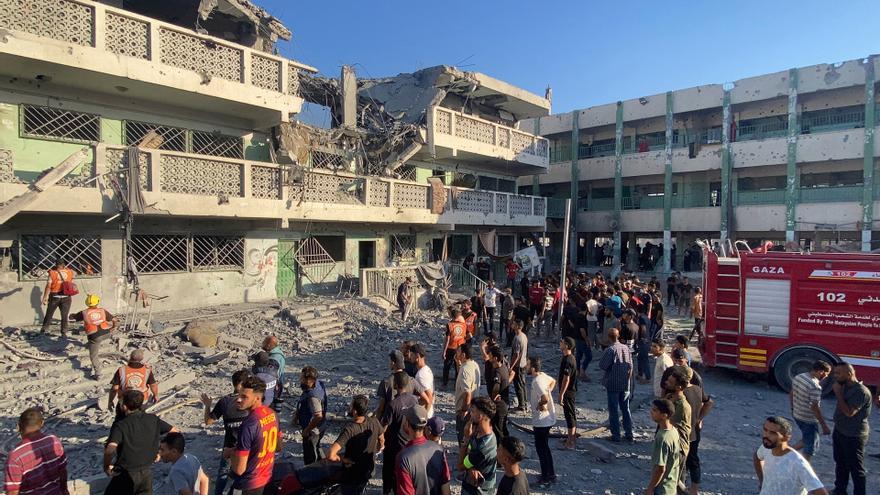 Israel mata a decenas de niños en Gaza tras atacar cuatro colegios con desplazados en cuatro días