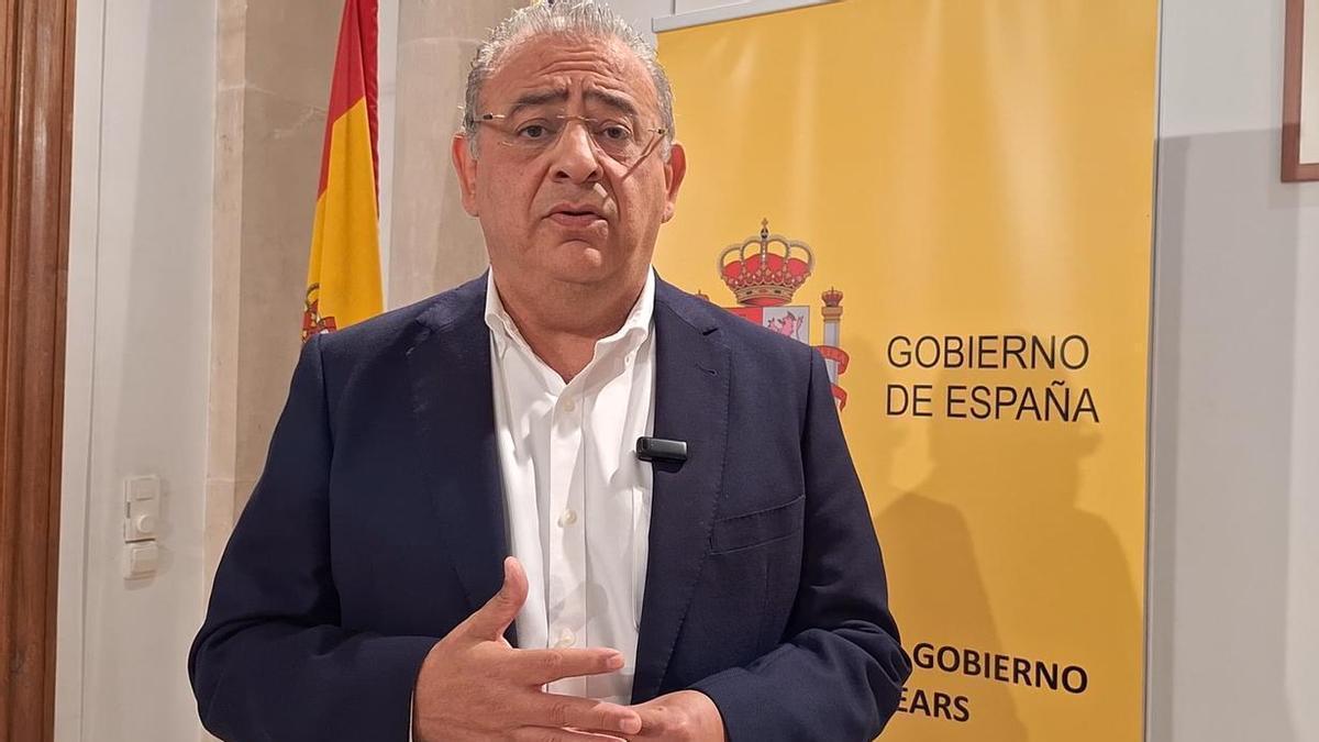 Alfonso Rodríguez Badal, en una imagen como Delegado del Gobierno en Baleares