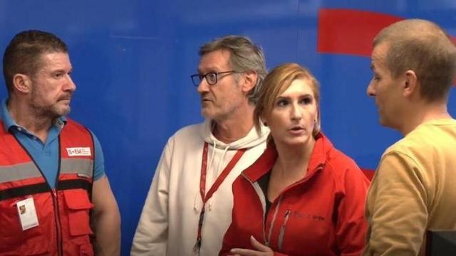 El ex secretario autonómico Emilio Argüeso y la exconsellera Salomé Pradas el día de la dana.