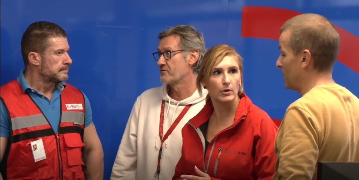 El ex secretario autonómico Emilio Argüeso y la exconsellera Salomé Pradas el día de la dana