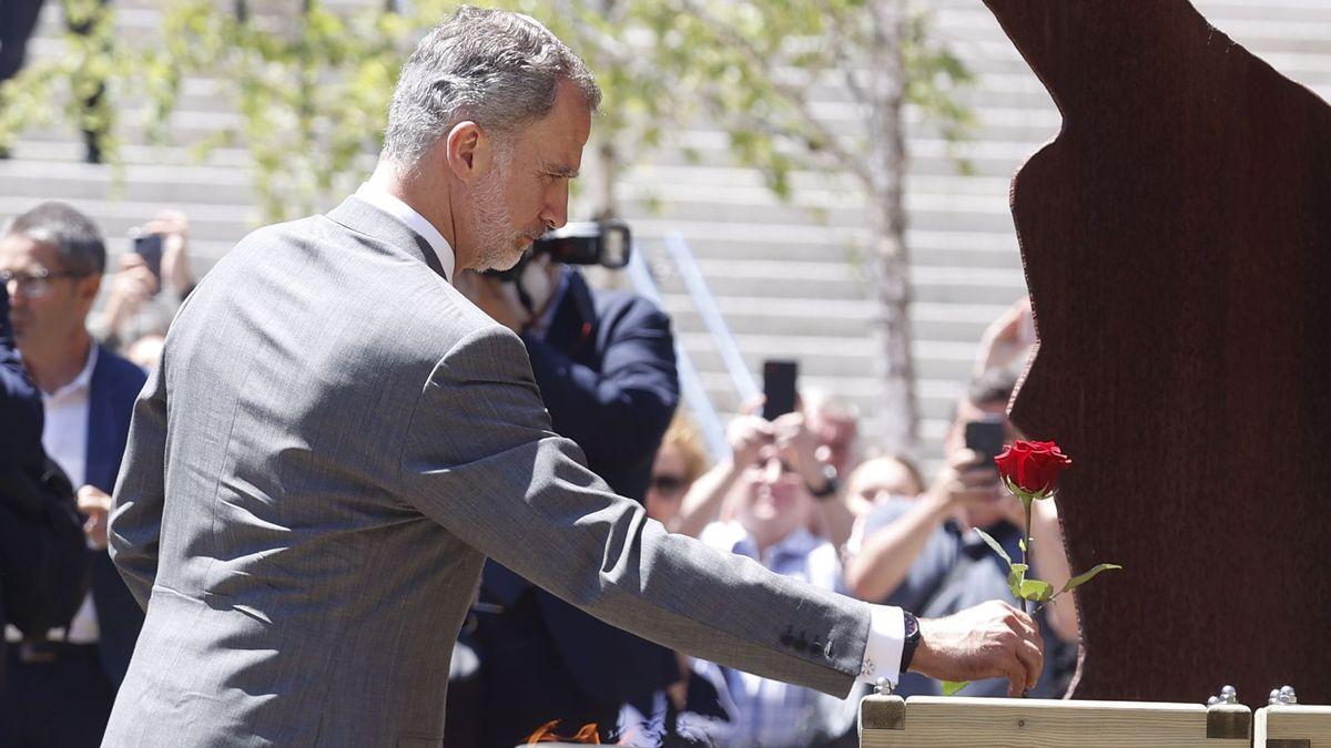 Felipe VI, en el homenaje a Miguel Ángel Blanco.