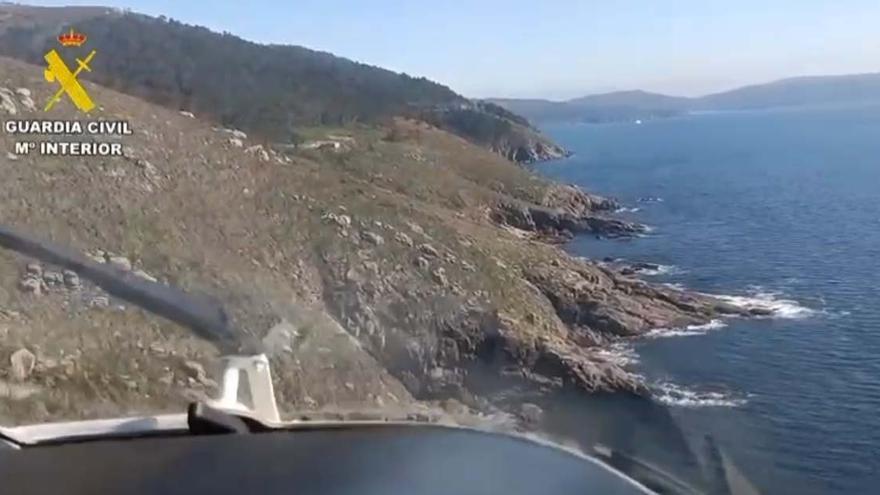 Buscan con drones en Fisterra a un vecino de Frades desaparecido