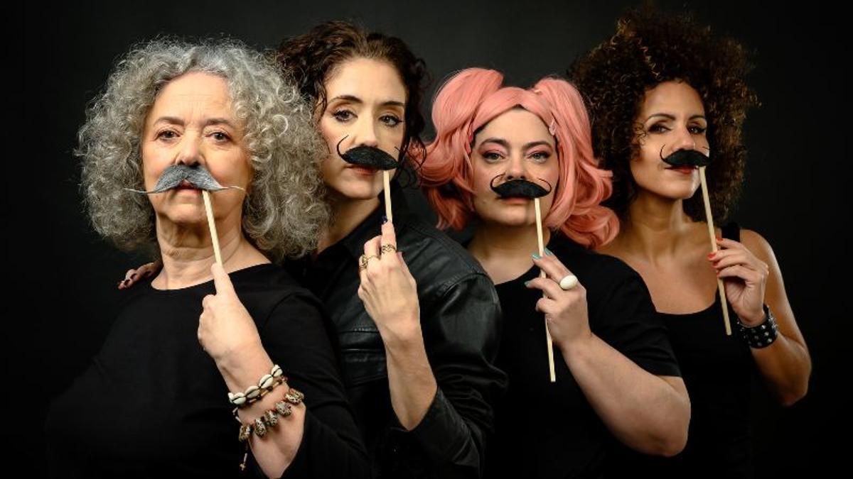 As actrices protagonistas de «Señores». De esquerda á dereita: Pepa Barreiro, Nadia Domenech, Ana San Fernando e Stephy Llaryora.