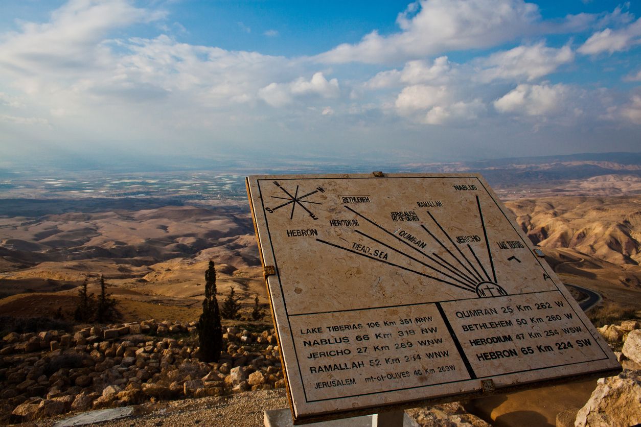 El monte Nebo es uno de los lugares más sagrados de Jordania.