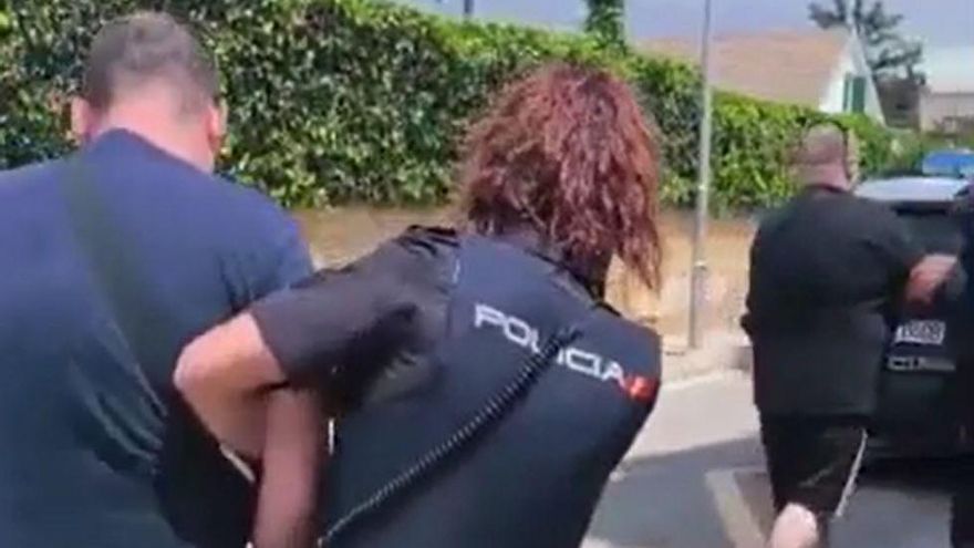Die drei deutschen Urlauber wurden an der Playa de Palma festgenommen.