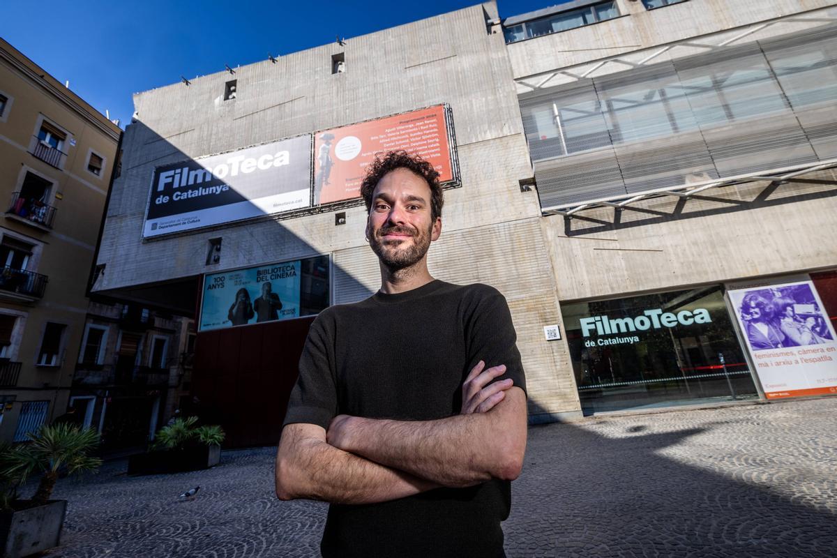 El nuevo director de la Filmoteca, Pablo La Parra Pérez, a finales de julio en Barcelona