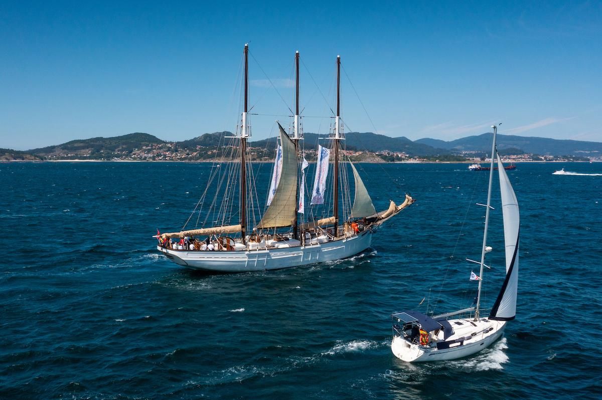 La Iacobus Maris arriba en Vigo