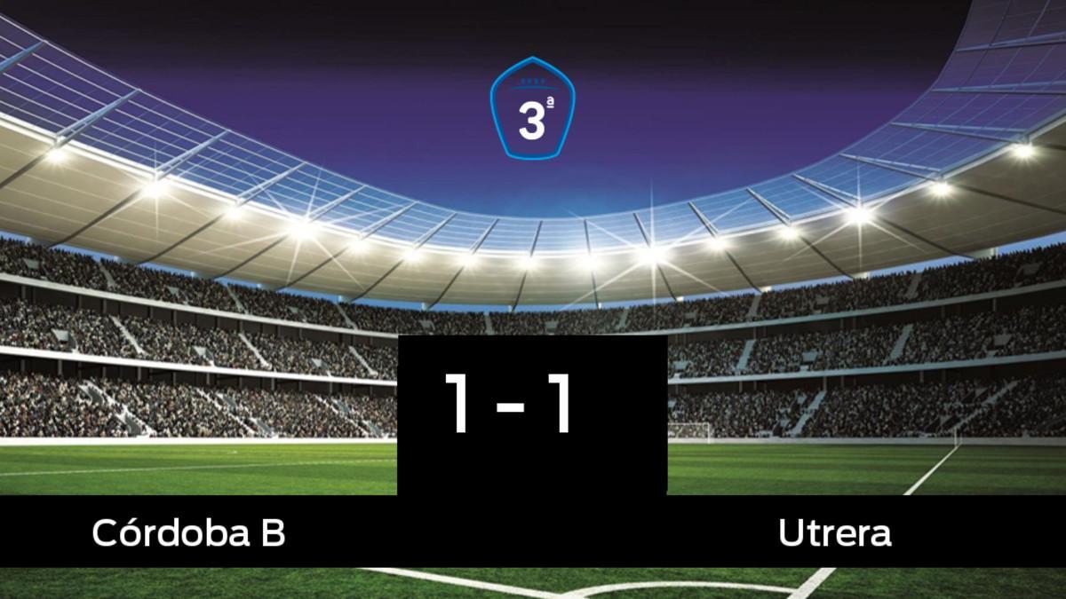 El Córdoba B y el Utrera se repartieron los puntos tras un empate a uno