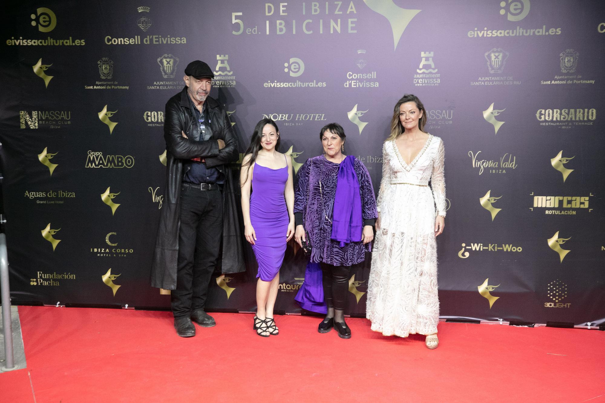 La alfombra roja y gala de clausura del festival Ibicine de Ibiza.