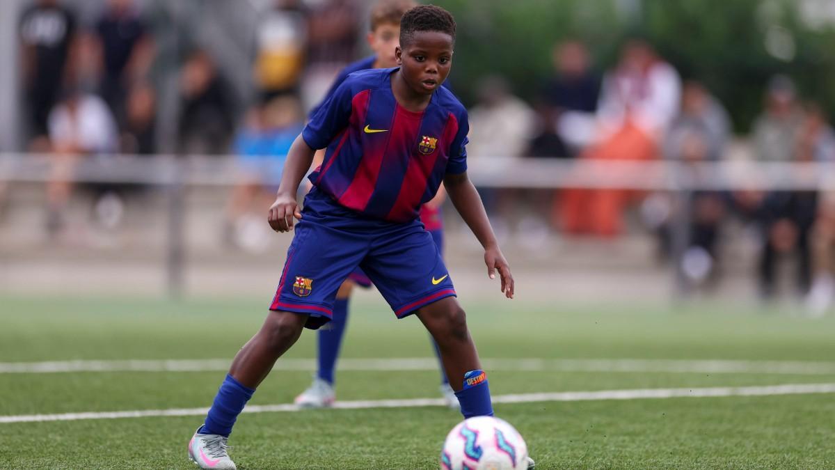 Destiny Ejiofor es el máximo goleador del fútbol-11 del Barça