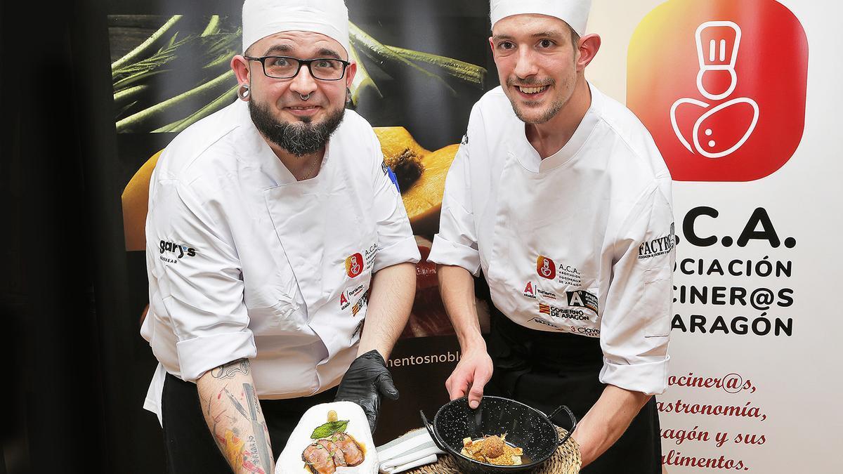 Pedro Miguel Rivera y Pablo Marcen, ganadores del Certamen de Cocina Salada