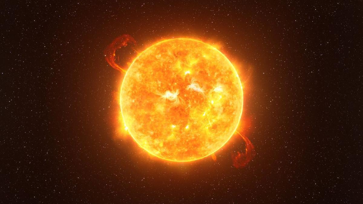 La energía del Sol proviene de su núcleo, donde la presión y la temperatura son muy altas.