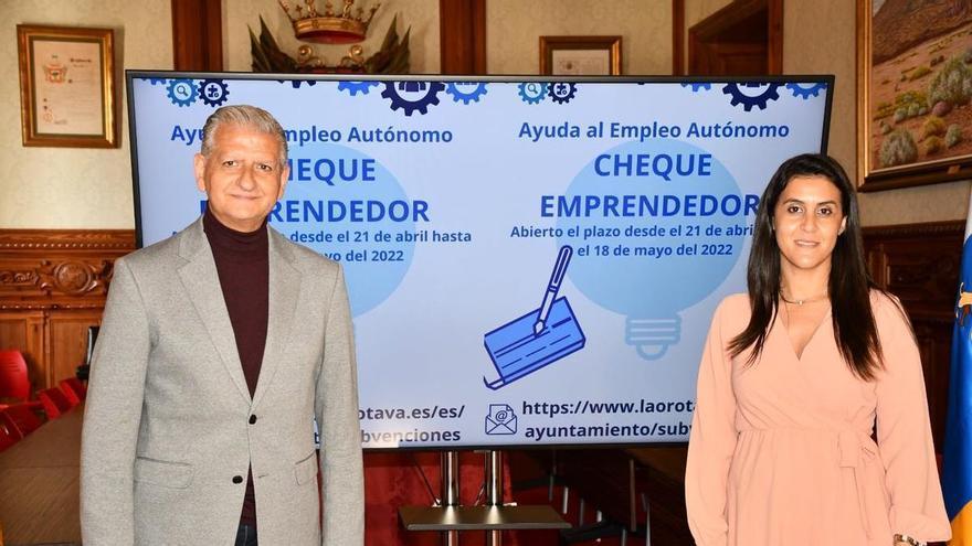 La Orotava ofrece hasta 2.500 euros a nuevos emprendedores