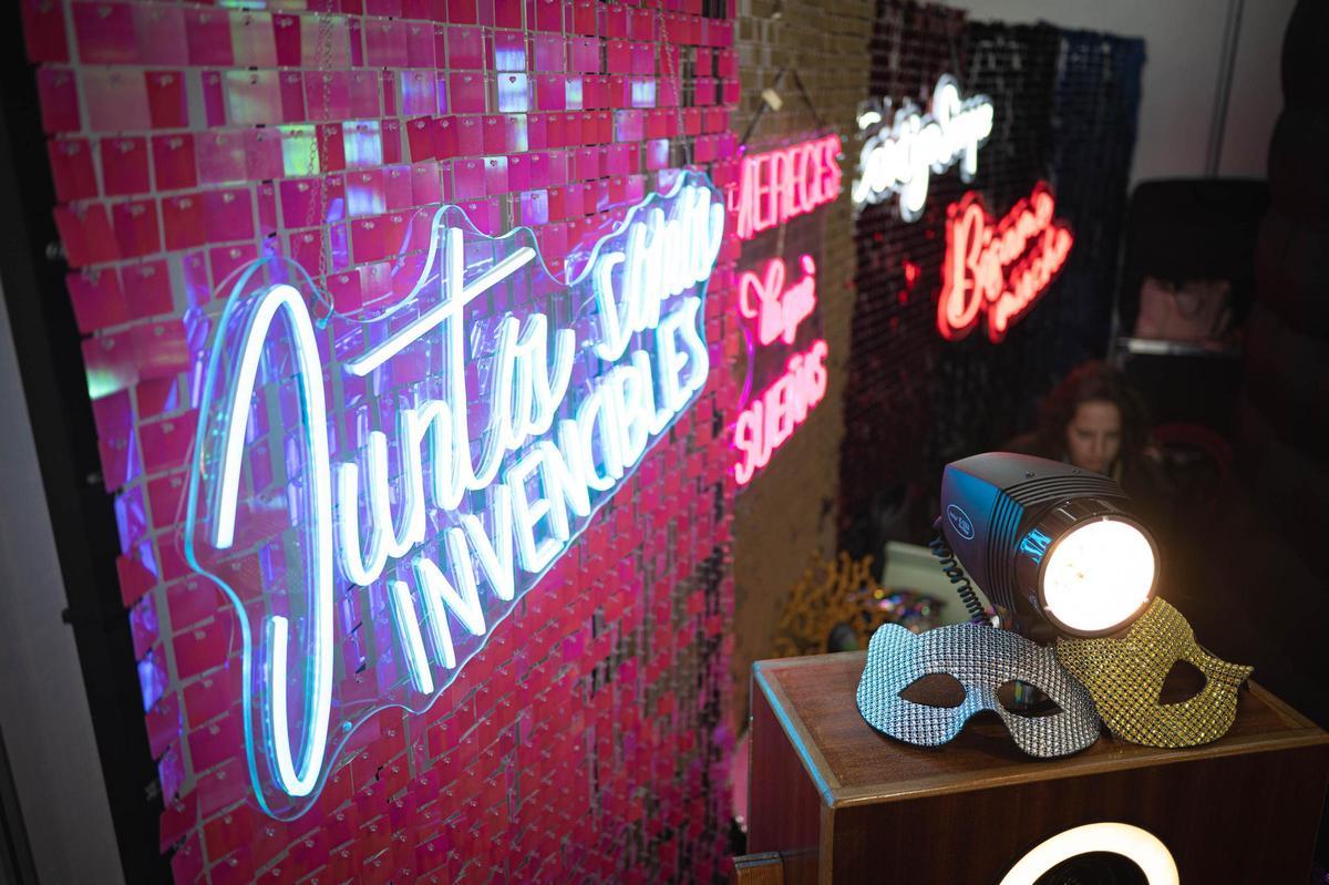 Cartel de uno de los puestos de animación de eventos