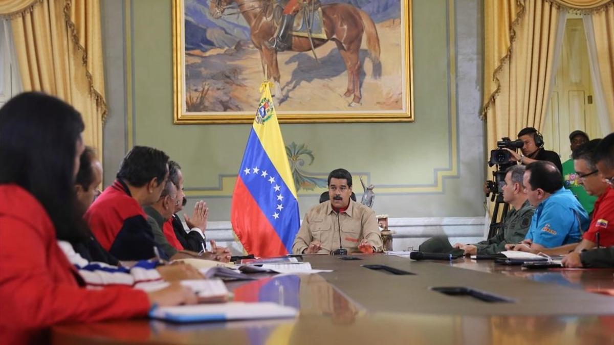 El presidente Nicolás Maduro