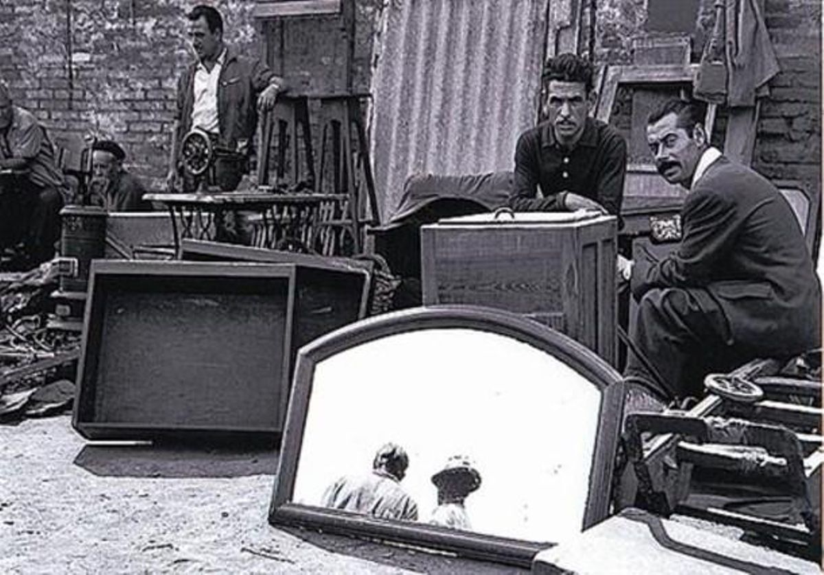 Venedors de la Fira de Bellcaire, el 1955. Venedors de la Fira de Bellcaire, el 1955.