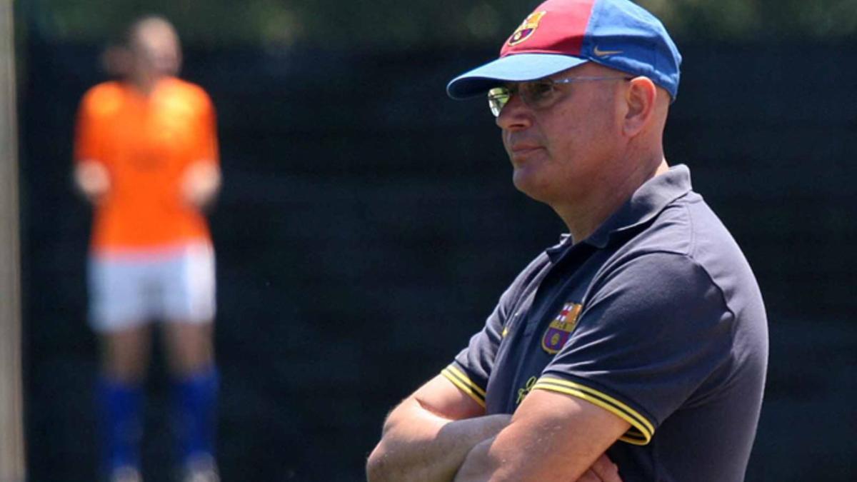 Xavi Llorens, entrenador del Barça femenino